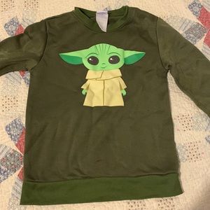 Star Wars baby Yoda sweater, size 7